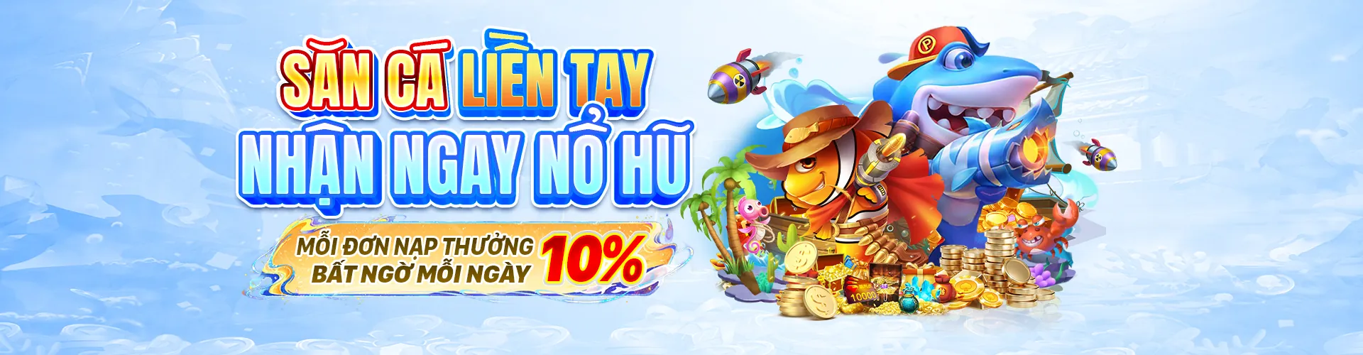 Hình ảnh chính của game Bắn Cá Online 2026 trên điện thoại di động