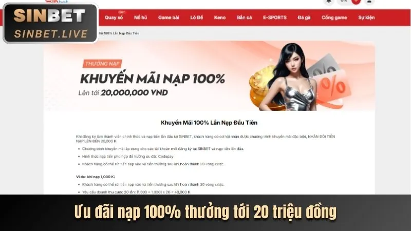 Khuyến mãi chào mừng 188K